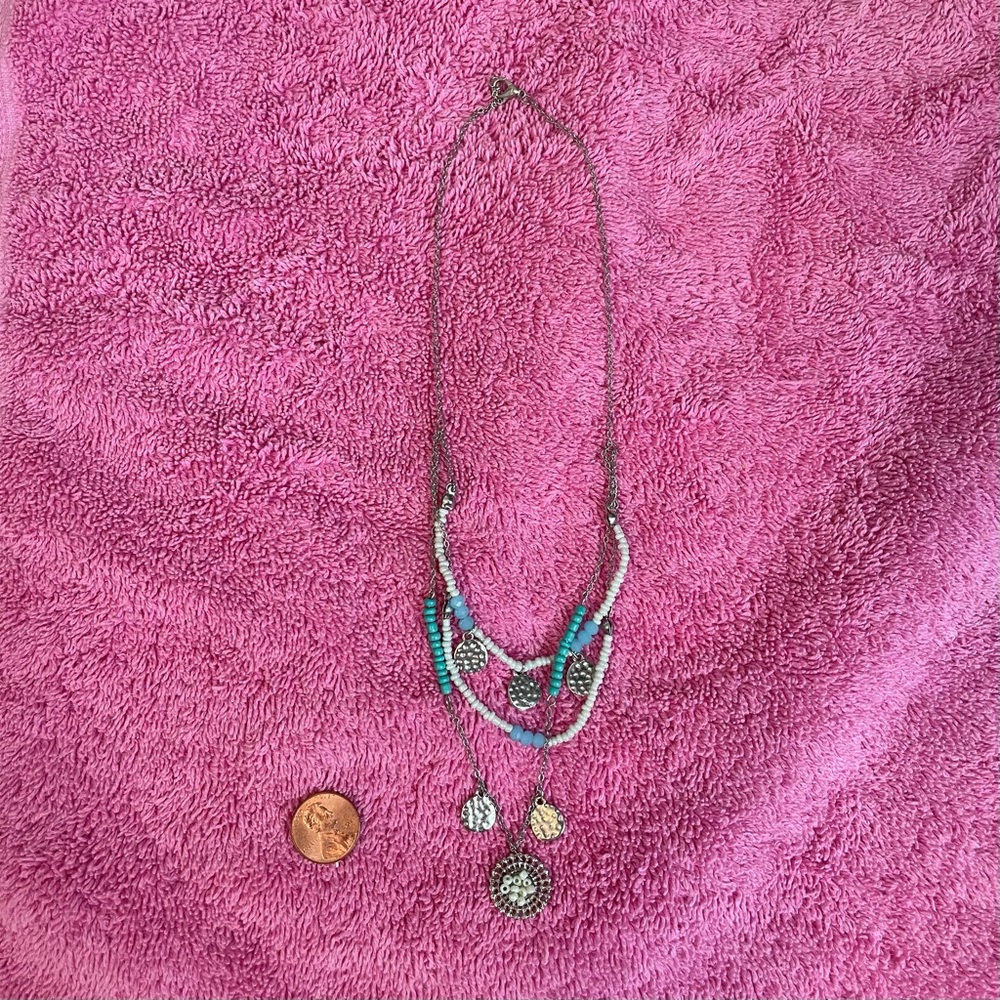 Blue necklace